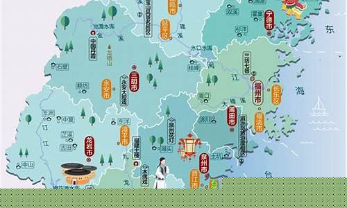 福建旅游地图高清版大图(福建旅游地图全图可放大)_https://www.gzyhshgzzx.com_上期所_第1张