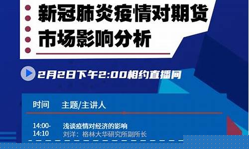 对疫情期货(疫情期间期货交易时间)_https://www.gzyhshgzzx.com_上期所_第1张