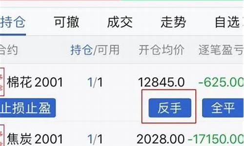 期货里面的反手是什么意思(期货软件中反手什么意思)_https://www.gzyhshgzzx.com_上期所_第1张